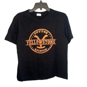 Yellowstone Dutton Ranch T-shirt Men's Medium Short Sleeve Black